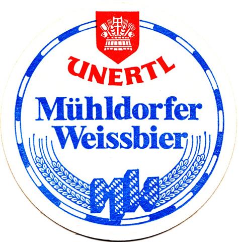 mühldorf mü-by unertl rund 1a (215-mühldorfer weissbier-blaurot)